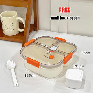 MLADEN Bento Lunch Box Cute Cartoon Meal Prep Snack Container Fruit Preservation Boxes