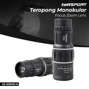 Telescope Teropong Monokular 16x Zoom 66 - 8000m Meter Lens Focus Adjust Monocular 16x25