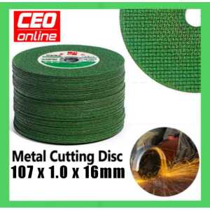 CEO 🇲🇾 DIY Metal Cutting Disc 107x1.0x16mm Angle Grinder Cut Off Wheel Stainless Steel Resin Circular Saw Blade