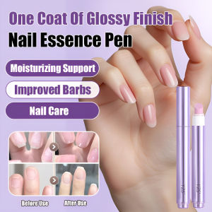 Nail Polish Smooth Nail Protection Pen Decontamination Glossy Makeup Delicate Natural Strong Nail Surface