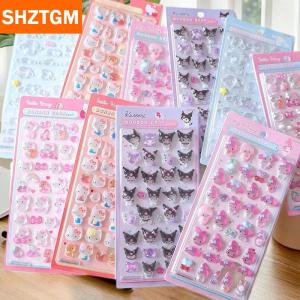[COD] SHZTGM สติกเกอร์อะคริลิครูปสัตว์รูปการ์ตูนภาพนูนจาก3D ญี่ปุ่นสติกเกอร์ตกแต่งพลอยสำหรับเด็กคริสตัล