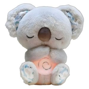 Aoduoyaya Koala Stuffed Toy with Light and Music Anxiety Relief Plush Toy Soothing Breathing Plushies Gifts