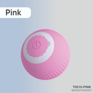 WaggyWaggy Cat Teaser Ball Interactive Toy USB Rechargeable 360 Degree Self Rotating 宠物玩具逗猫球 T0010