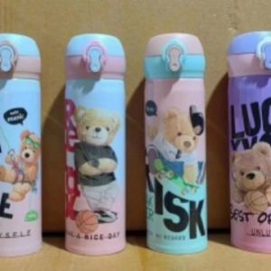 Bình giữ nhiệt 500ml inox 304 thiết kế nắp bật và khóa gài bình giữ nhiệt cho bé cao cấp - Bình Nước Giữ Nhiệt Cute Đáng yêu Cho Bé Hàng Cao Cấp Phù Hợp Đi Học Dã Ngoại