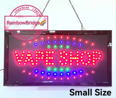 RAINBOW BRIDGE Energy saving light billboard VAPE SHOP -LEDSIGN LED (New-Small-Large) BIG #881