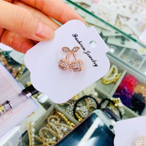 Brooch Pin Tudung Kerongsang Bahu Muslimah Muslim Scarf Kahwin Bunga Raya Murah Borong Cantik Viral