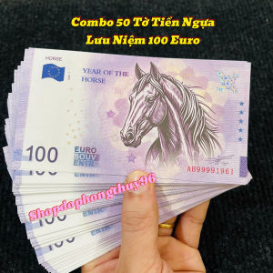 Sỉ 100 Tờ Tiền Ngựa EU lưu niệm 100 Euro đẹp mắt Lì Xì Tết 2026 Năm Mới Bính Ngọ ý nghĩa