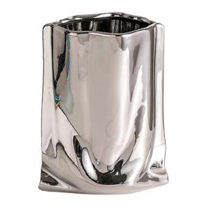 Hiện đại Pleated Bình gốm cho tươi và hoa khô đồ đựng giữ cho trang trí nội thất