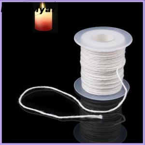 tantuoye หลอดไส้เทียนผ้าฝ้ายถักเปีย61ม. แกนม้วนเก็บน้ำมันแบบไม่เป็นควันอุปกรณ์สำหรับน้ำมัน DIY