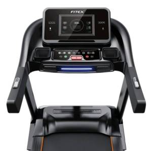 ลู่วิ่งไฟฟ้า มอเตอร์ AC 5.0 แรงม้า ใช้งานได้ต่อเนื่อง FITEX F1V สายพานกว้าง 58cm ปรับความชันไฟฟ้า 20 ระดับ ความเร็ว 22 กม. สปริงโช๊คคู่ใหญ่พิเศษ Appม