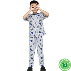 Kiminori IRIS.CP Setelan Baju Tidur Anak Laki-Laki Lengan Pendek