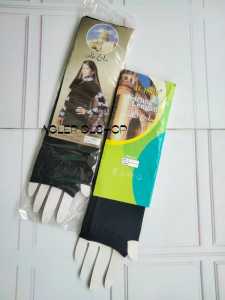 1 lusin isi 12 pasang manset/hansock tangan jempol bhan stocking wanita muslimah ukuran dewasa