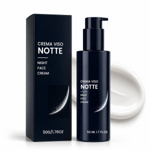 AMZ Mens Night Cream 50ML Helps Moisturize and Firm Skin Supports Skin Elasticity For Men All Skin Types Lightweight Non-Greasy For Daily Night Skincare Face Care Mens Night Moisturizing Cream