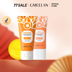 GMEELAN 3PCS Kits 1 Minute Exfoliating Gel 50g + Whitening Lazy Cream 30g + 24k Gold Body Whitening Soap 100g [nasa natural nusantara]