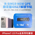 R-SIM19 Dual Chip Fully Automatic Unlock Compatible iPhone15 Series 5G Version iOS17 Unlock Card Sticker. 