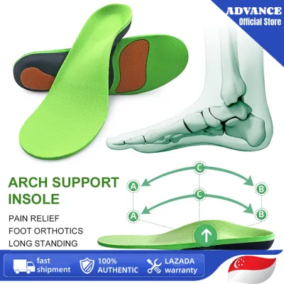 Orthotic Insoles for Arch Support Plantar Fasciitis Flat Feet Back & Heel Pain