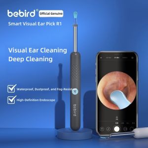 [SG STOCK] Bebird R1 Ear Wax Removal Tool – 3.5mm FHD Camera LED Light Visual Ear Cleaning Spoon for Safe & Easy Ear Care