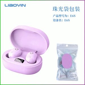 หูฟังแบบเสียบปลั๊ ก ารเชื่อมต่อบลูทูธ ชุดหูฟังบลูทูธ ประเภทอินเอียร์ ดูดี คุณภาพเสียงสูง กันน้ำ