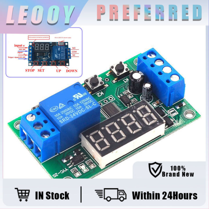 thumbnail image 2 of Micro USB Relay Module With LCD Timer – 6-30V Delay, Cycle, Trigger For Automation 2 of 11