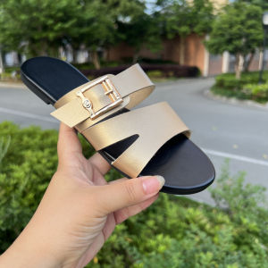 [Free Shipping] Trendy Thick-Soled Slippers For Women 2026 Summer New Casual Soft-Soled Sandals Export-Quality One-Strap Sandals