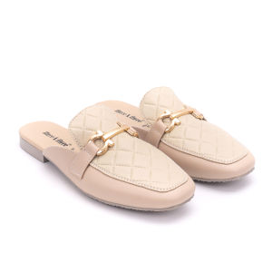 THREE & THREE - Sepatu Sandal Women Mules Flat Slip On  Bustong Wanita JB802