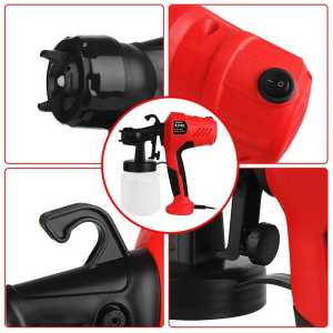 COD Pistol semprot cat  tembok listrik elektrik kompresor alat cat lengkap 400 watt 800 ml