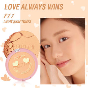 [Official]PINKFLASH OhMySelf Pressed Powder Tahan Lama 8 Jam Matte Ringan Tanpa Jejak Tahan Air Kontrol Minyak Bedak Tekan Makeup Foundation PFF08