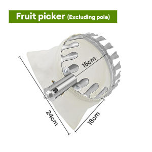 Fruit Picker with Telescopic Rod High Altitude Picking Fruit Picker Heavy Duty Fruit Picker Adjustable Pole Fruit Picker Fruit Vegetable Tools