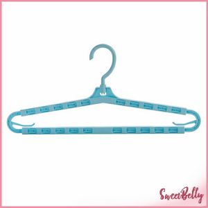 Sweet Belly    ไม้เเขวนเสื้อ ไม้แขวนเสื้อ ปรับ ยืด หด ได้ ไม้แขวนผ้าพลาสติก hanger