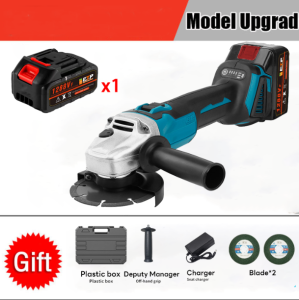 Electric Hand Angle Grinder Electric Power Tool Upgraded Powerful Industrial Angle Grinder，Professional 4 Heavy-Duty Angle Grinder