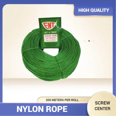 ROPE NYLON 1mm 2mm (Per Roll) 200mtrs