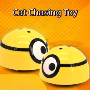 ZOOGGJZ เซ็นเซอร์อินฟราเรด ของเล่นไล่แมว ใช้พลังงานจากแบตเตอรี่ ความเคลื่อนไหวอัตโนมัติ ของเล่นอัจฉริยะสำหรับสัตว์เลี้ยง ใหม่ ตลก ของเล่นกระต่ายเดิน ของเล่นเดี่ยวสำหรับสัตว์เลี้ยง