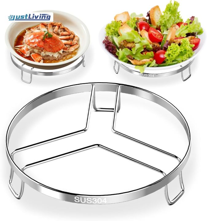 Kitchen Instant Pot Steamer Trivet JustLiving Steamer Rack