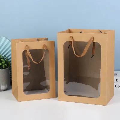 Gift Bag Window Paper Bag