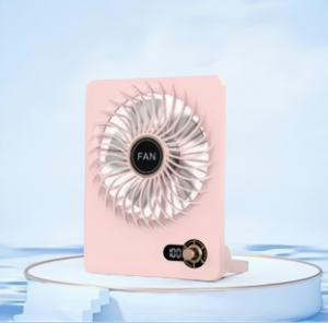 Desktop Mini Fan USB Rechargeable Quiet Portable Desk Fan for Office Home And School Use  Adjustable Tilt