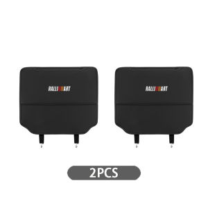 2pcs Car Seat Back Protector For Mitsubishi ASX Triton Pajero Outlander Mirage Xpander Lancer Dmi Child Kids Anti Kick Mat Pad Leather Storage Pockets Bag Auto Interior Accessories