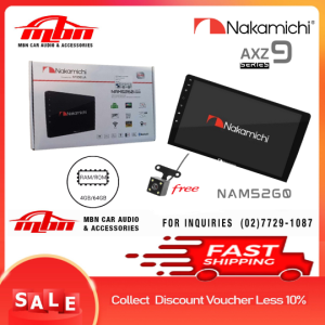 9" Android Stereo RAM 4GB 64GB ROM BT FM Digital Signal Processor Radio 9inches Nakamichi Car Multimedia System