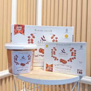 KURMA SUKARI AZZAM KURMA SUKARI BUAH BESAR BESAR KEMASAN 3 KG