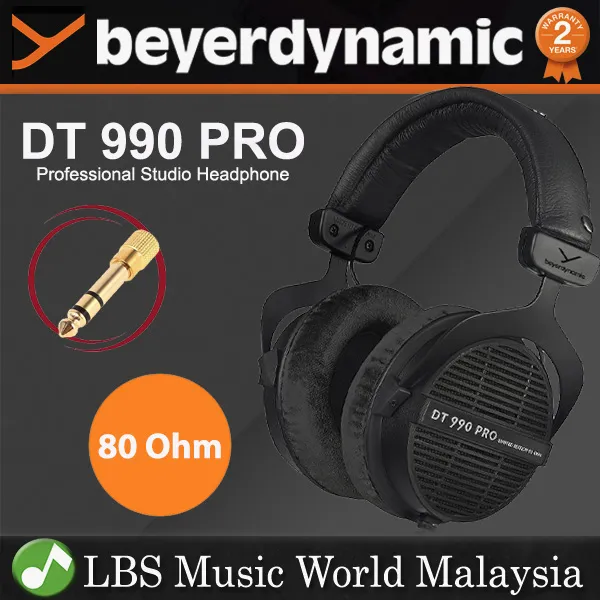 Beyerdynamic DT 990 PRO 250 Ohm Studio Open Back Headphones for Mixing  Mastering (DT990) Lazada