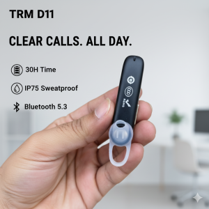 🎧 TRM D11 ORIGINAL Bluetooth Headset | Waterproof Earphones | Ready Stock TWS Wireless Earbuds