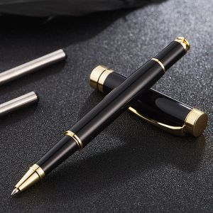 HUANG Kỷ niệm Quà Tặng Phòng Kinh Doanh Nguồn Cung Cấp Sinh viên Văn Phòng Phẩm Thép không Gỉ Kim loại Bút Chữ ký Bút Con lăn Bóng Bút Con lăn Bi Bút