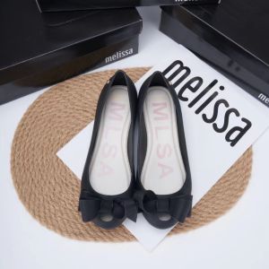 【Hot】2023Melissa Jelly Shoes Bow Heightening Sandals