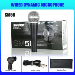 Shure SM58 Dynamic Microphone Professional Vocal Mic Whith Microphone Clip