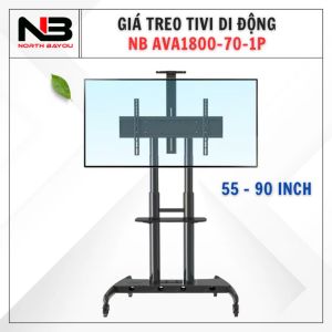 Giá Treo Tivi Di Động NB AVA1800 55 - 90 Inch - Khung Treo Tivi Cỡ Lớn Có Bánh Xe Di Chuyển