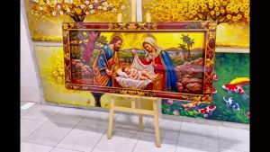 Tranh Chúa Đức Tin Và Hy Vọng Tranh Canvas Tranh Tráng Gương Tranh Tôn Giáo