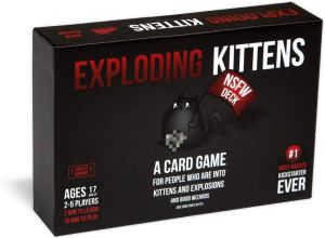 Exploding Kittens NSFW Edition ( ADULTS ONLY- Explicit Content ) Funny Card Game | A Russian Roulette Family Party Games | Popular for Adults & Teens 2-5 Players Board Games