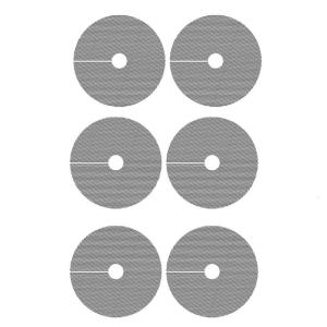 Garden Mesh Guard For Planter 11.8/15.7 Inch Diameter Pet Proof Potting Soil Covers Easy Cutting Design Polyethylene