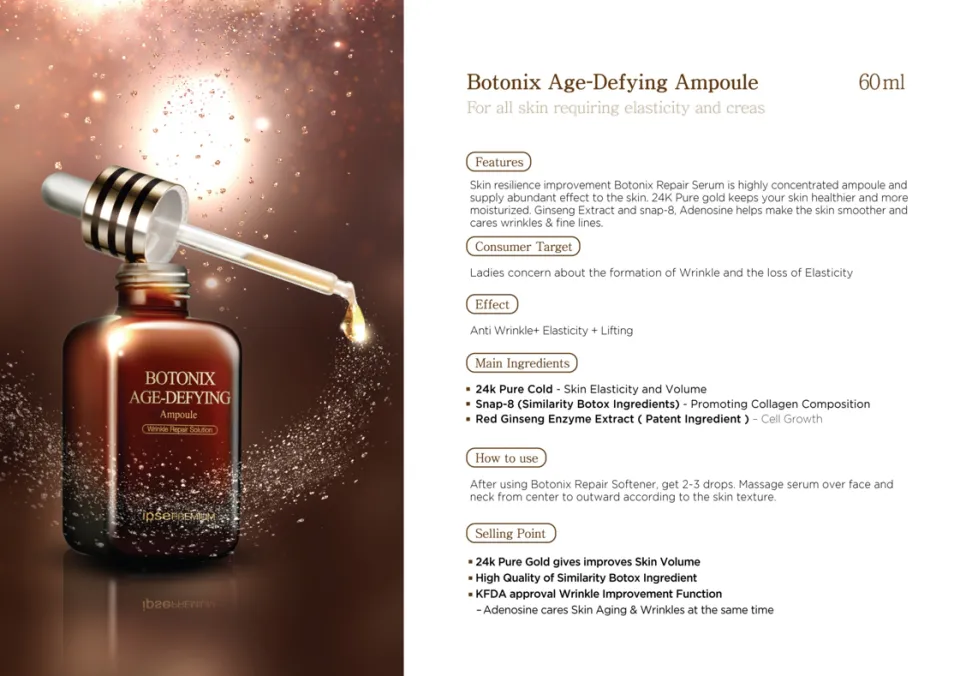 IPSE PREMIUM Botonix Age-Defying Ampoule 60ml☆Shipping From Korea