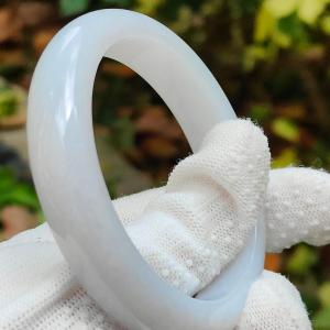 Wood Element Lavender Jade Bangle | Harmony & Growth | Natural Jadeite (Sku: bangle34)