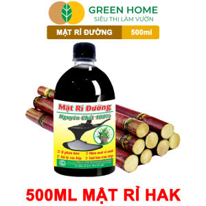 Mật Rỉ Đường GreenHome Hải An Khang Chai 500ml Phân Bón Hữu Cơ Ủ Rác Ủ Phân Nuôi Cấy Vi Sinh